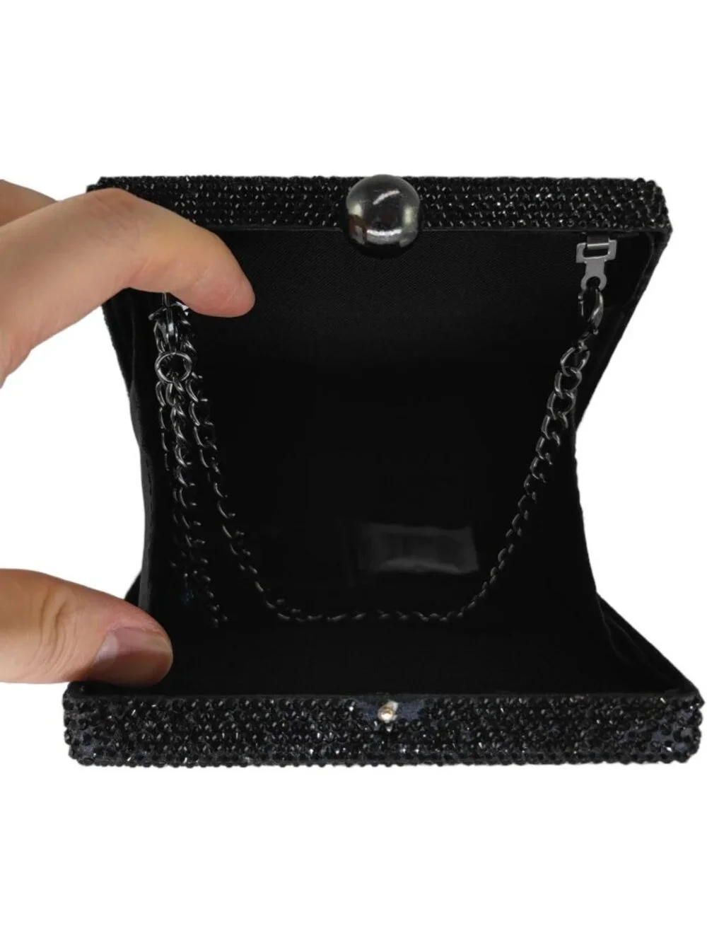 Mini Luxury Crystal Clutch Purse - Women’s Formal Evening Bag, Elegant Handbag